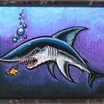 Shark Bait Painting by Drew Brophy 14 x 19 Nov 2009 RS