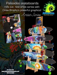 Palisades Skateboard/Drew Brophy License