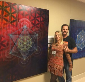 Maria and Drew Brophy Sacred Geometry Fine art